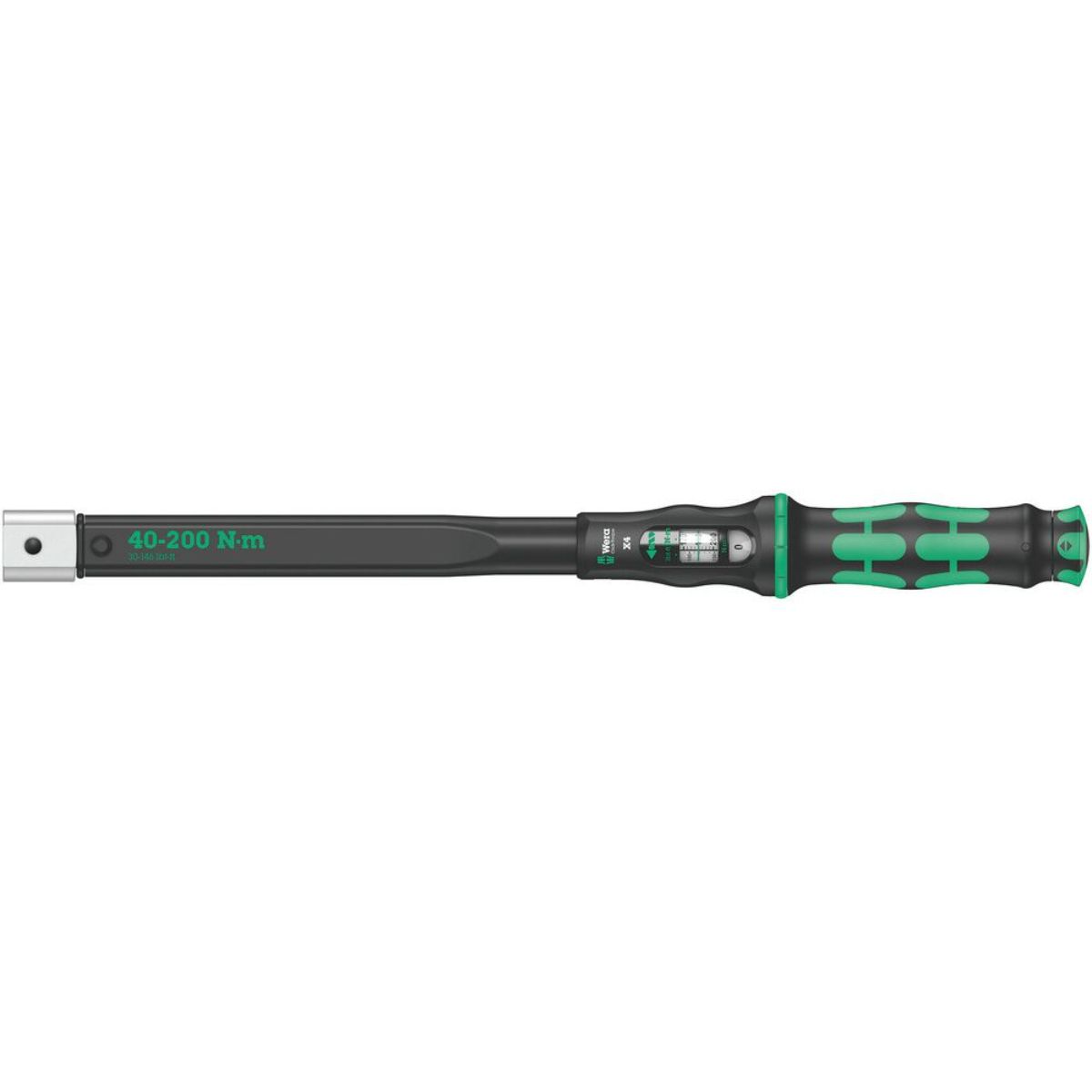 Wera Click-Torque X 4 Drehmomentschlüssel für Einsteckwerkzeuge, 40-200 Nm