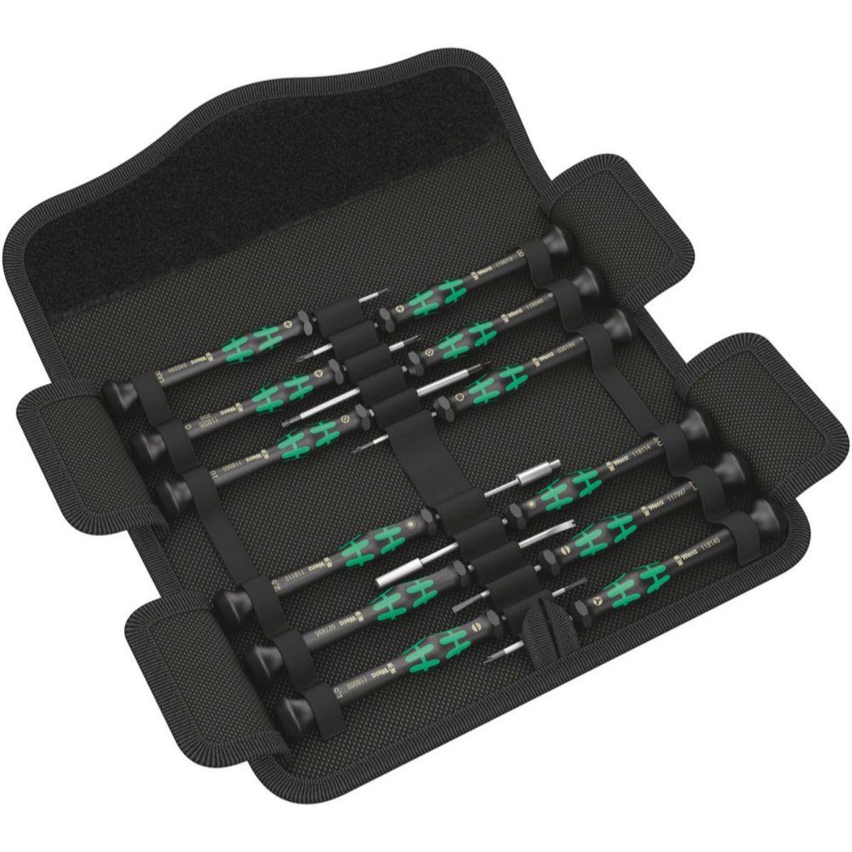 Wera Kraftform Micro 12 Electronics 1 Elektronik-Schraubendrehersatz, 12-teilig