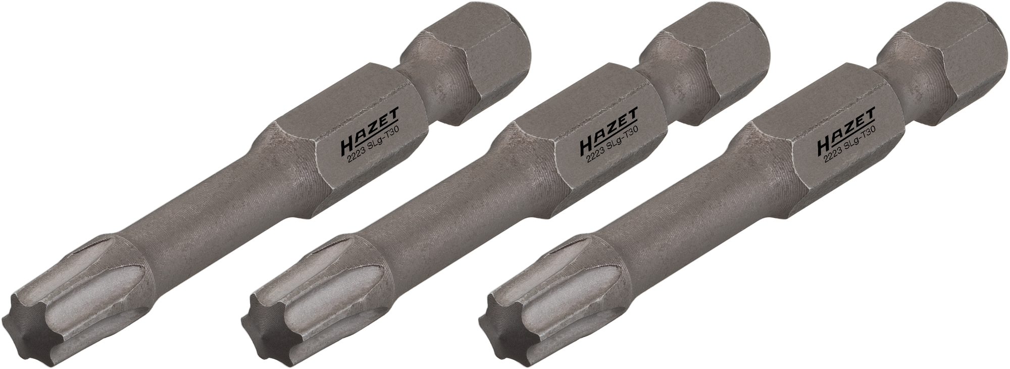 HAZET Schlag- u. Maschinenschrauber Torsions-Bits Sechskant 6,3 (1/4 Zoll) Innen TORX® Profil 3-teil
