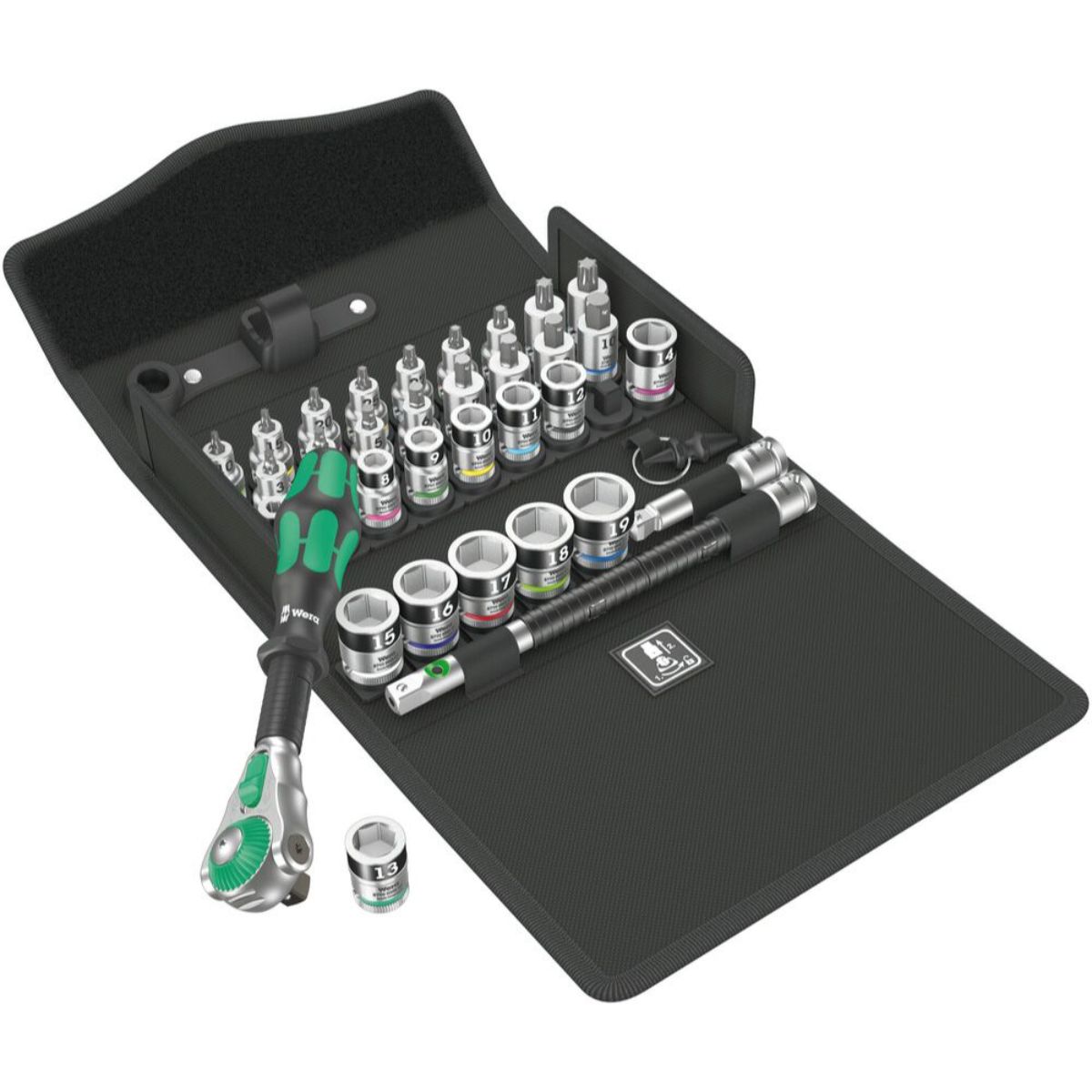 Wera 8100 SB All-in Zyklop Speed-Knarrensatz, 3/8"-Antrieb, 35-teilig