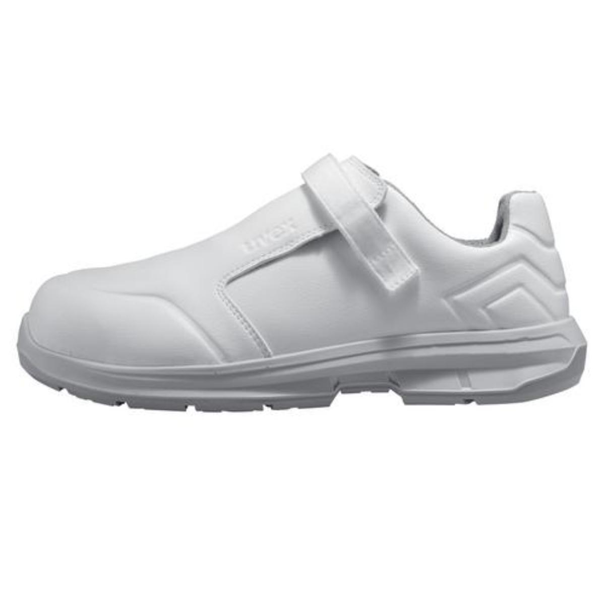 uvex 1 sport white Sicherheitsschuh S2 Halbschuh Slipper mit Klettriemen