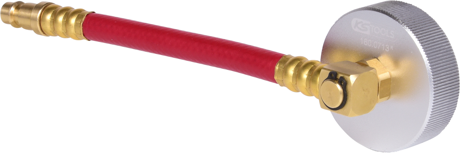 KS Tools Entlüfterstutzen-Adapter E 20 mit beweglichem Anschlussschlauch zur Bremsentlüftung