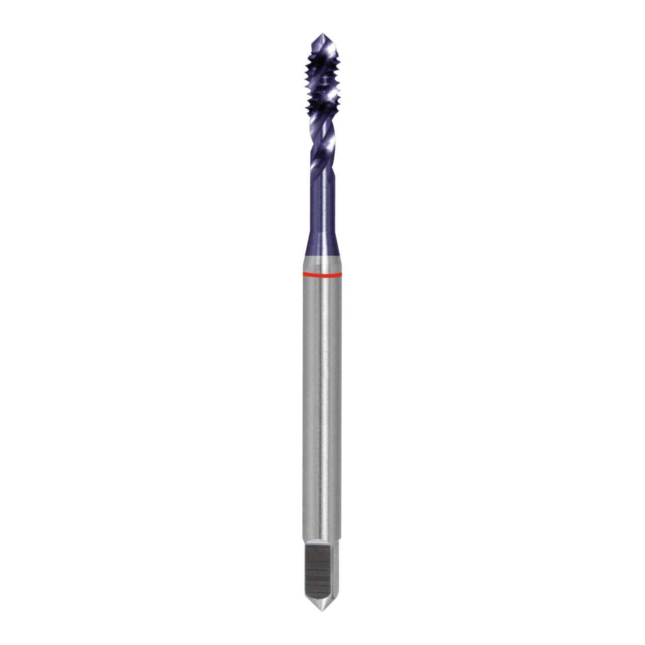 RUKO Maschinengewindebohrer M DIN 371 HSS-Co 5 TiAlN mit verstärktem Schaft Form C 35° M2,5