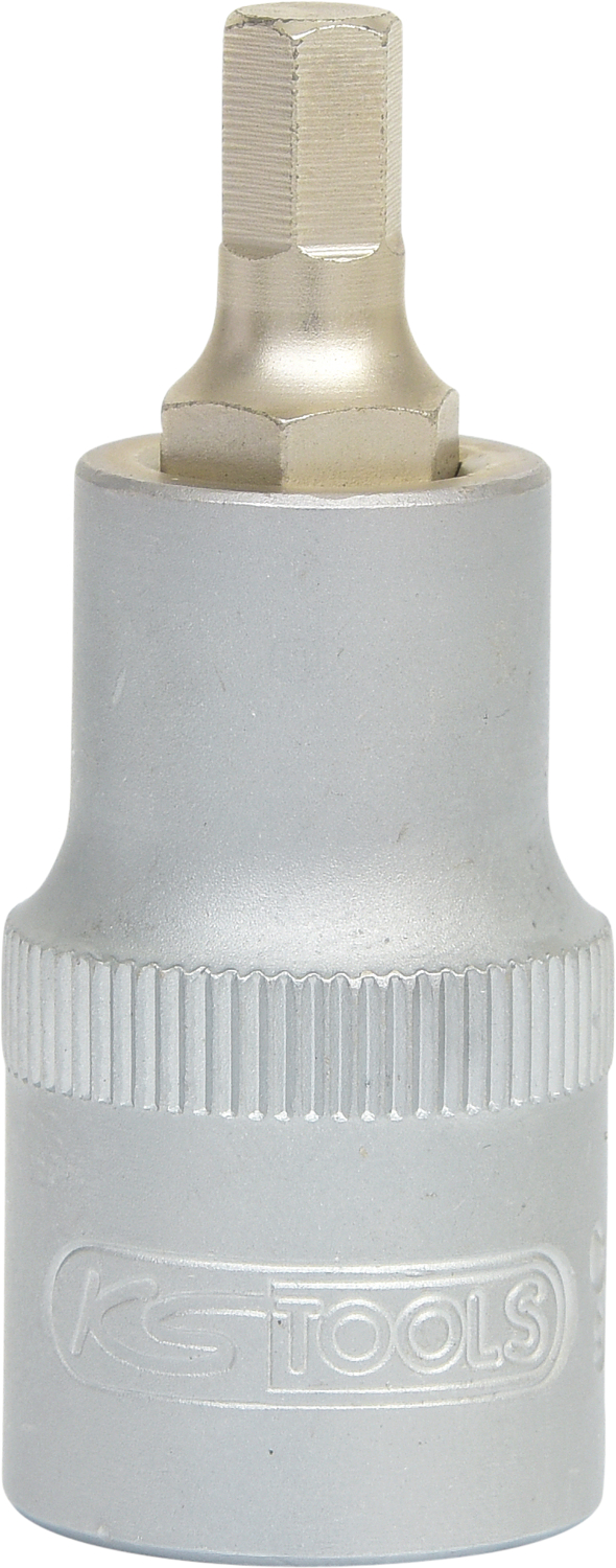 KS TOOLS 1/2" Bit-Stecknuss Innensechskant, kurz