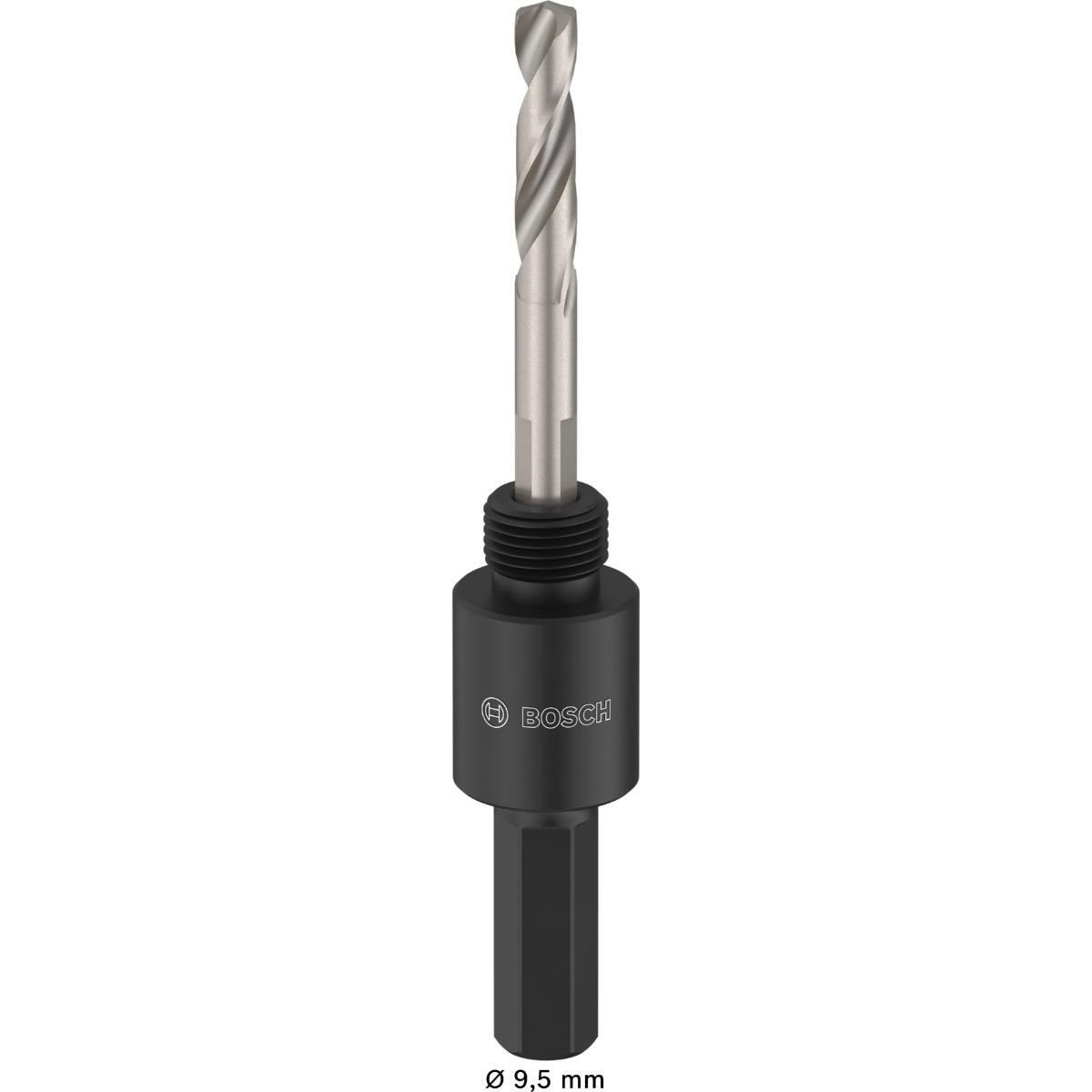 Bosch Aufsteckhalter und Zentrierbohrer für Lochsäge, 14-30 x 44 mm für LS 14-30,HEX