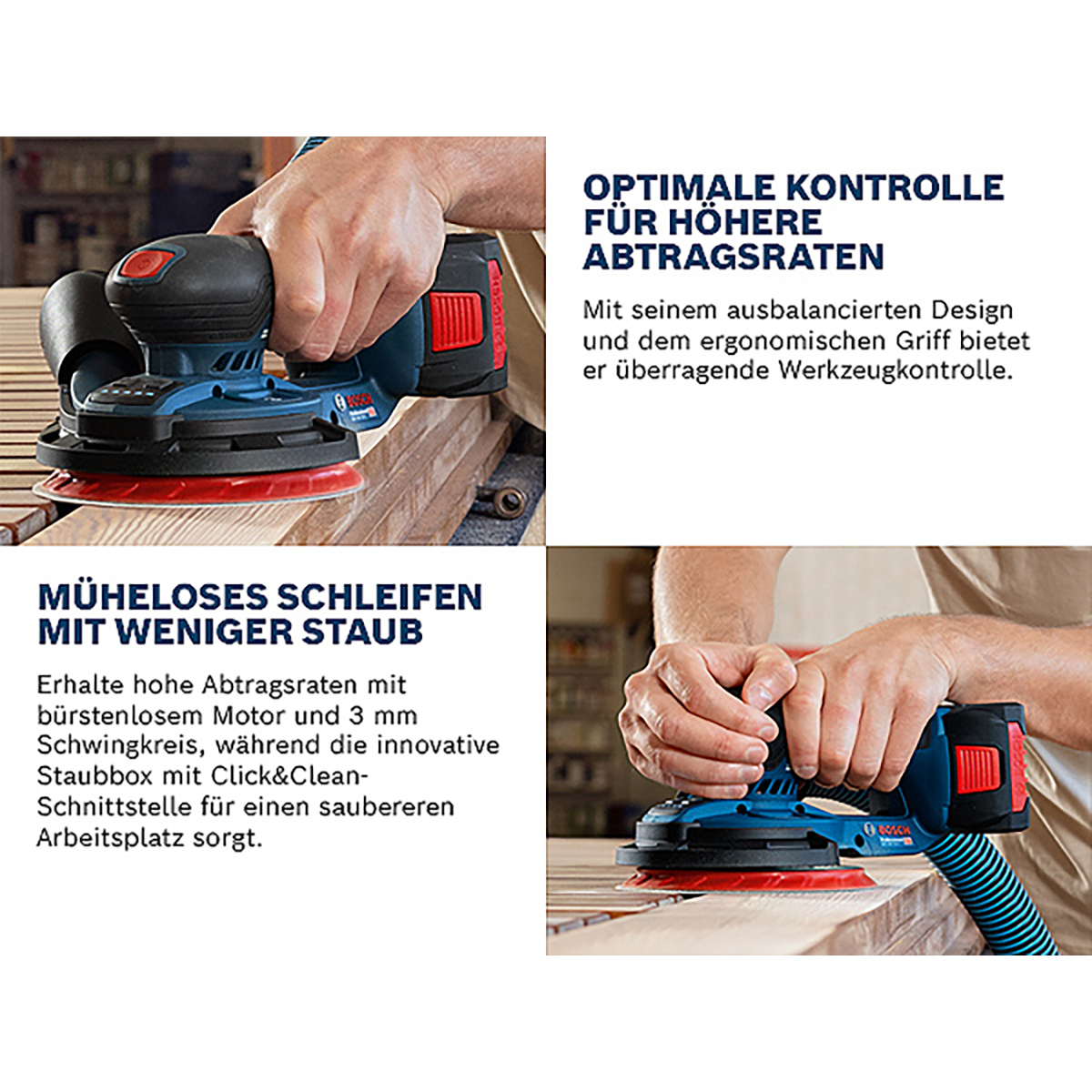 Bosch Akku-Exzenterschleifer GEX 18V-150-3