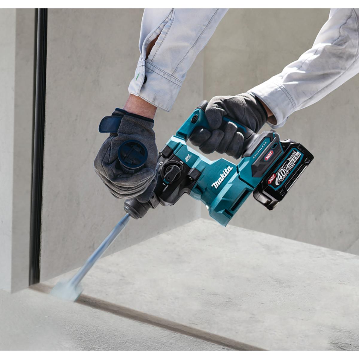 Makita Akku-Kombihammer 40V max. - SDS-PLUS - 2,1 J - 20 mm - HR010GD201