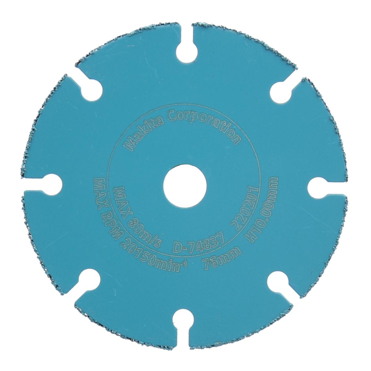 Makita Trennscheibe 76mm universal 1,75 mm - K40/50 - D-74837