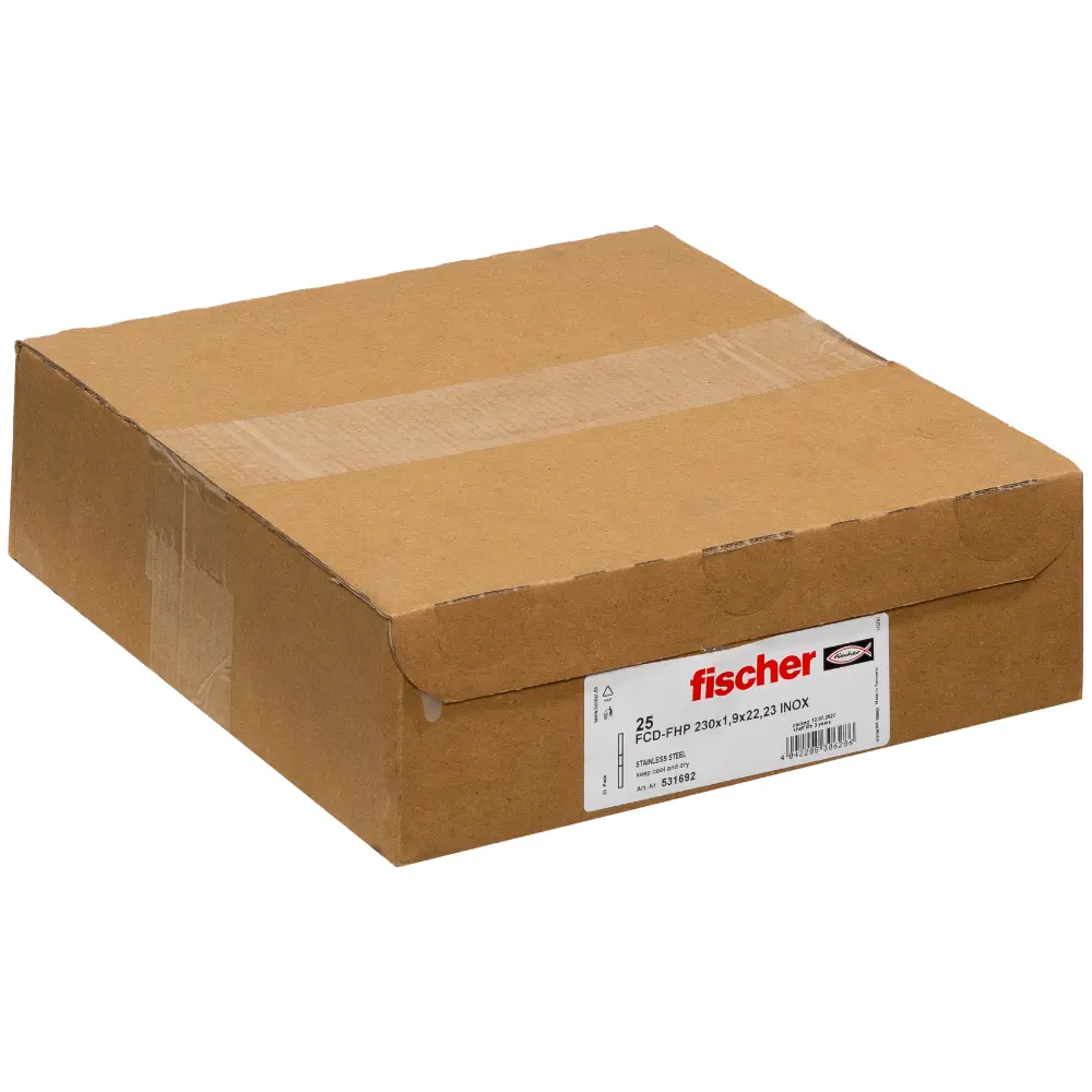 Fischer Trennscheibe FHP plus 1,9/230 flach Inox