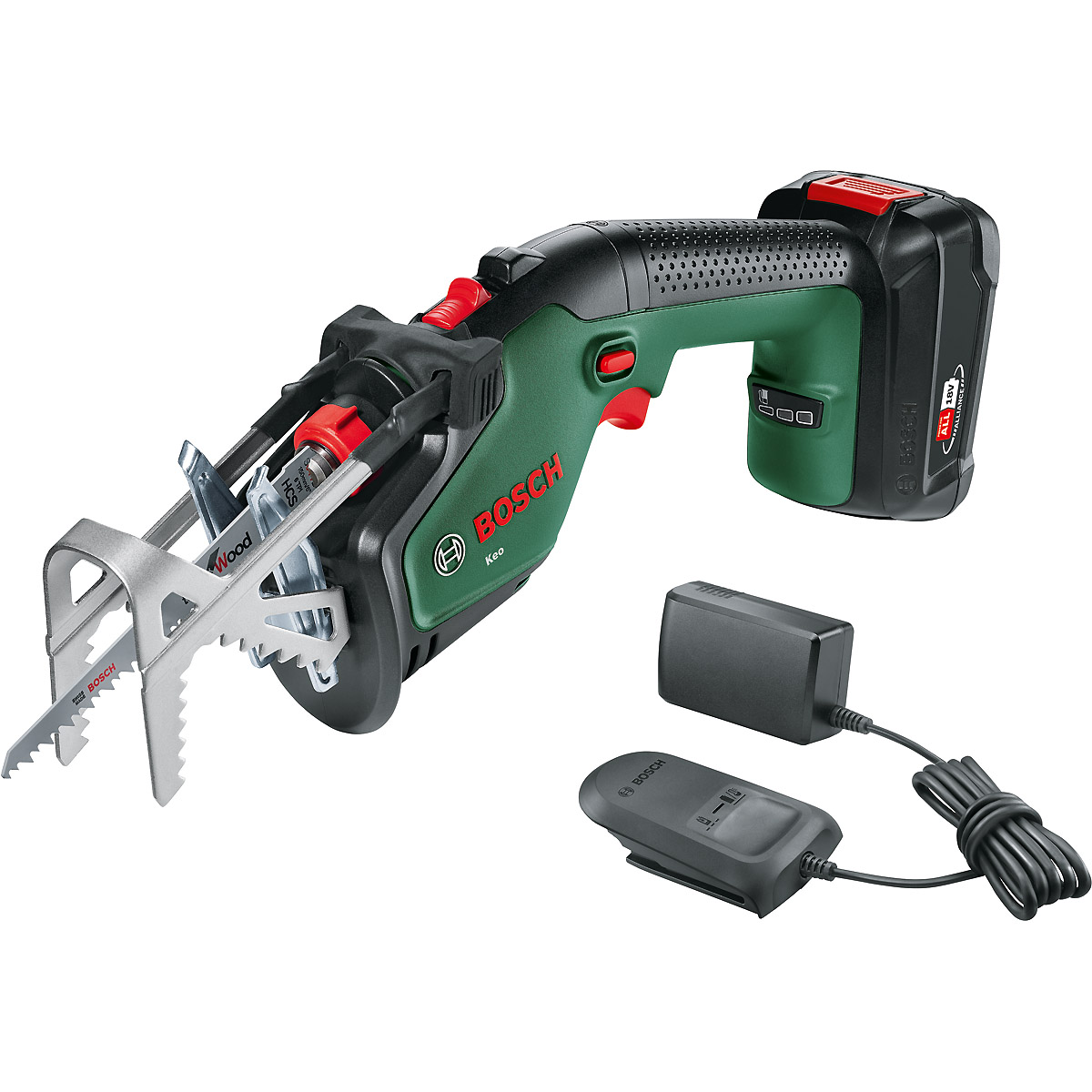 Bosch Akku-Gartensäge Keo: 1x Akkupack PBA 18V 2.0Ah W-B