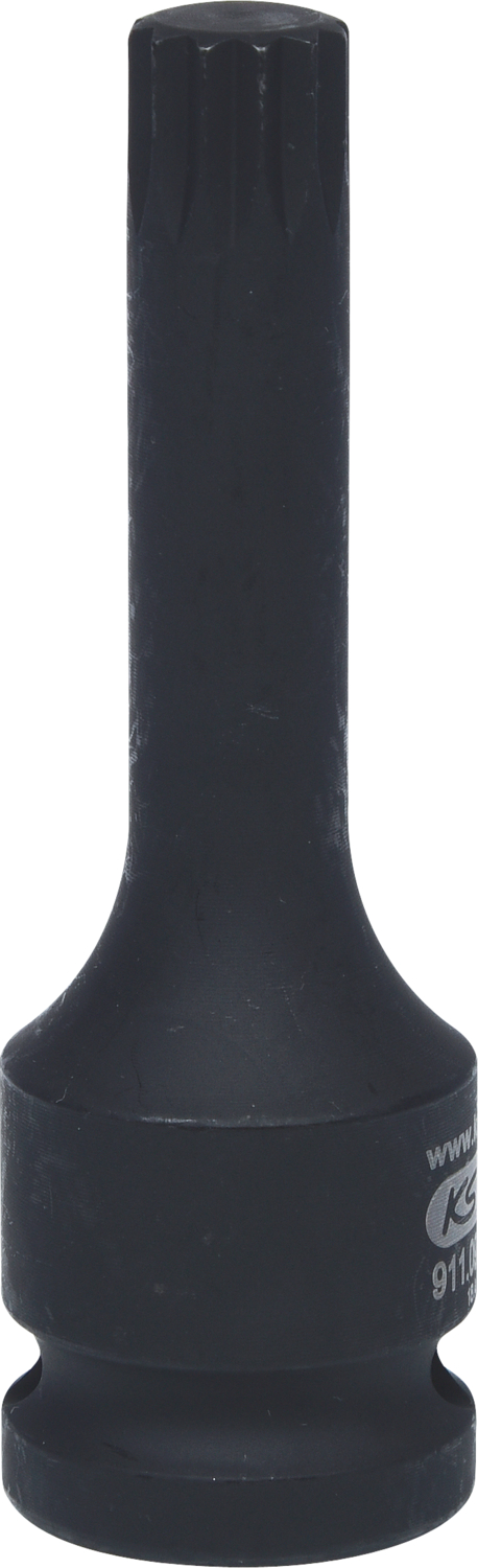 KS Tools 1/2" Kraft-Bit-Stecknuss Vielzahn, lang