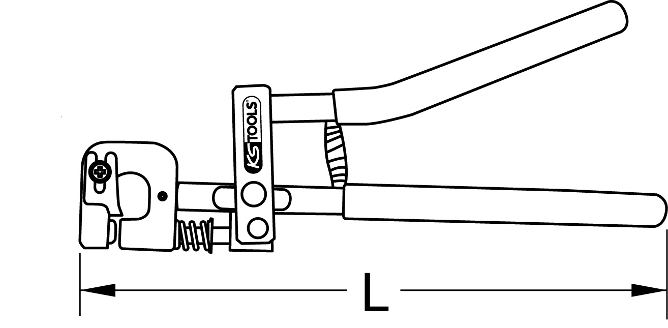 KS Tools Lochzange, 300mm