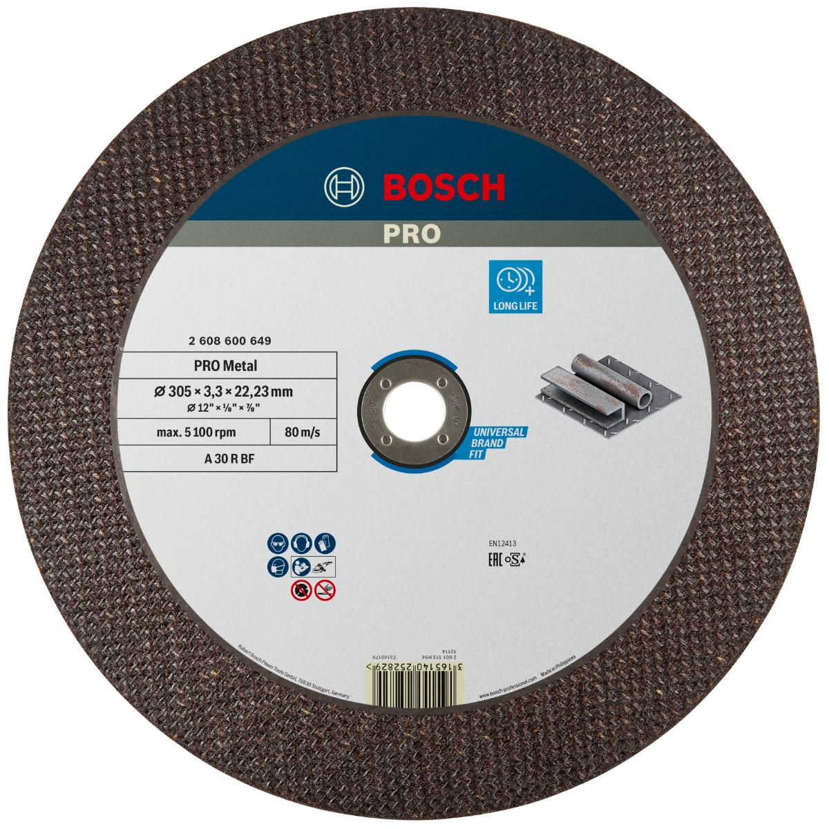 Bosch PRO Trennscheibe gerade Expert for Metal A 30 R BF