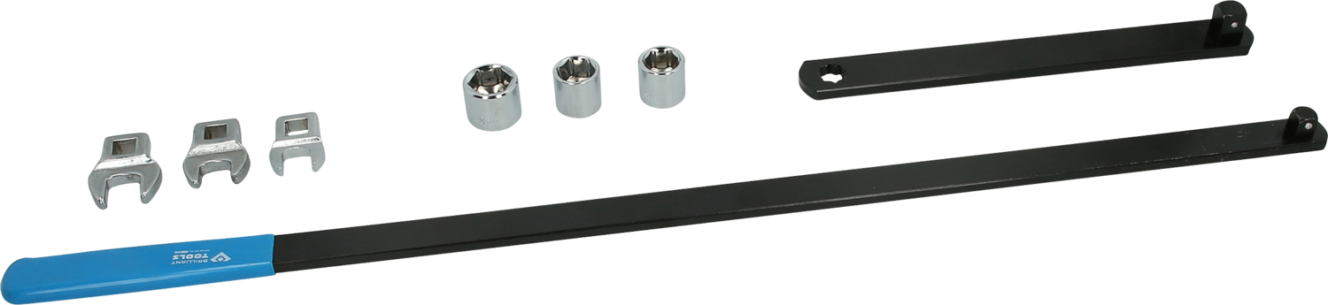 Brilliant Tools Keilriemen und Spannrollen-Schlüssel-Satz, 8-tlg - BT571050