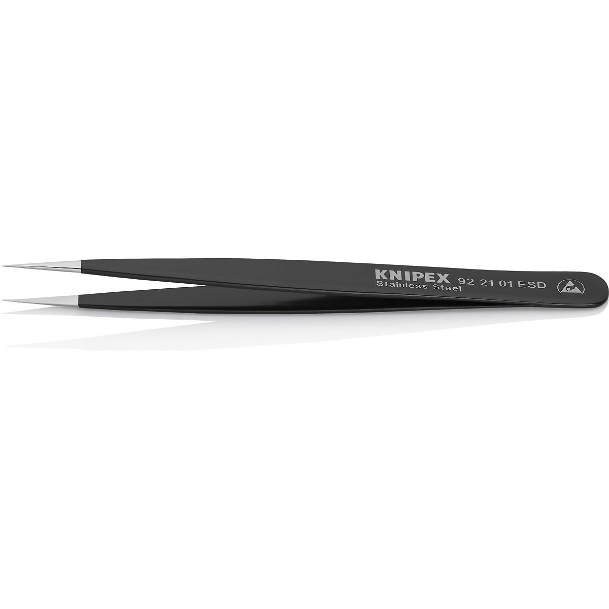 KNIPEX Universalpinzette ESD Edelstahl glatt