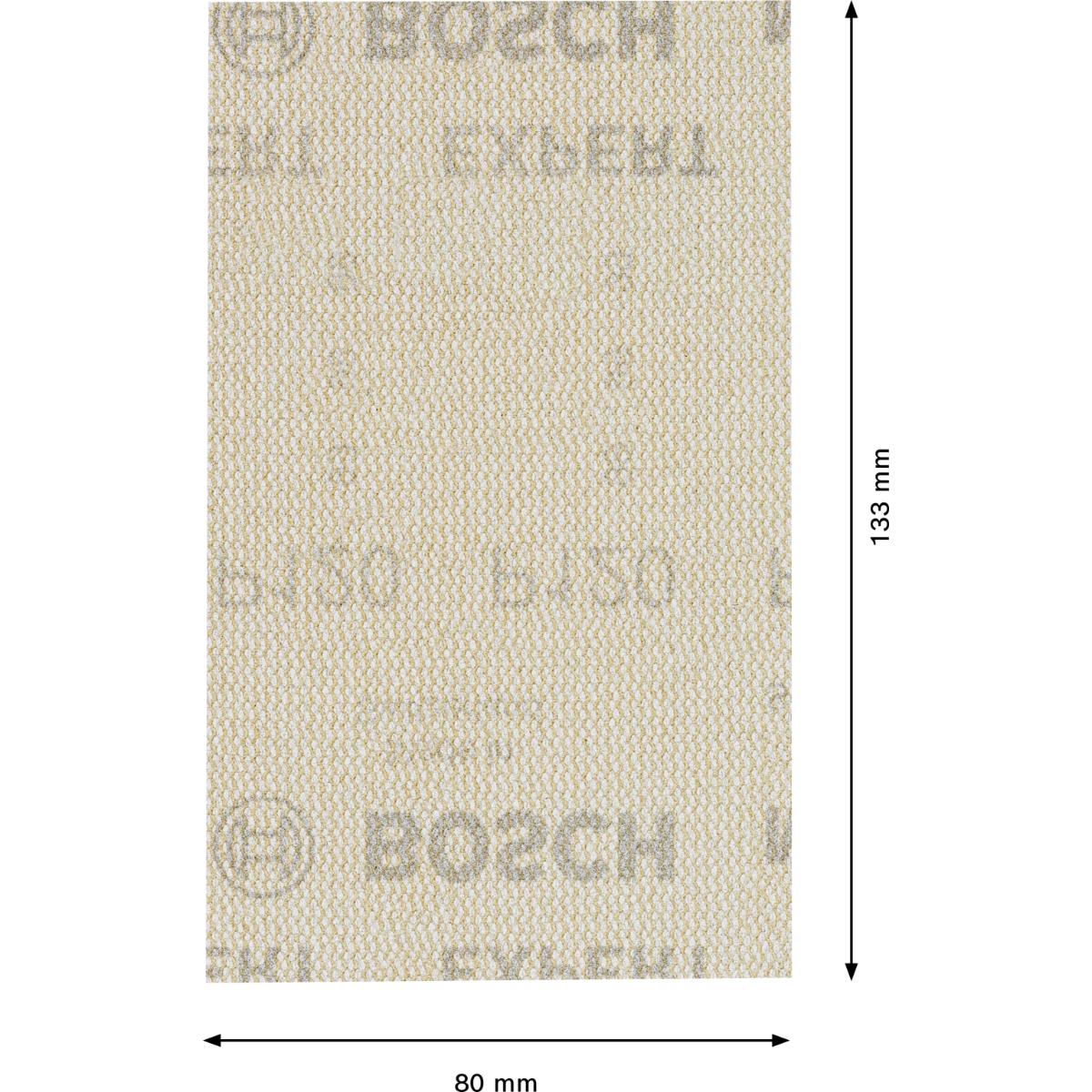 Bosch EXPERT M480 Schleifnetz, 115 x 107 mm, 10 Stück