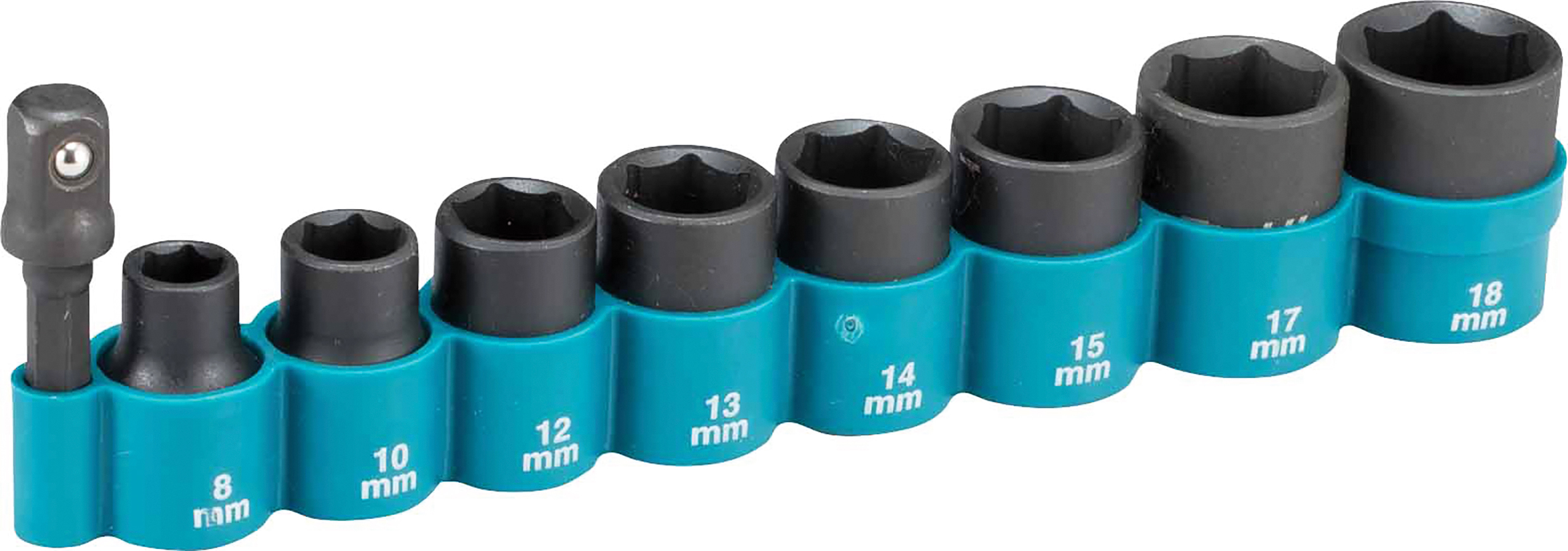 Makita Steckschlüssel-Set, 9-tlg. - 3/8" - B-54651