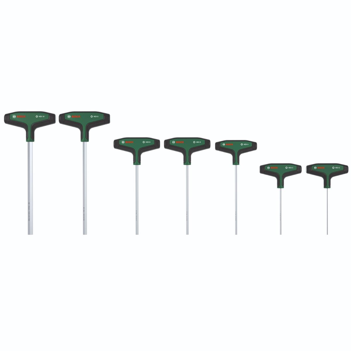 Bosch Sechskantschraubendreher-Set mit T-Griff 7-teilig
