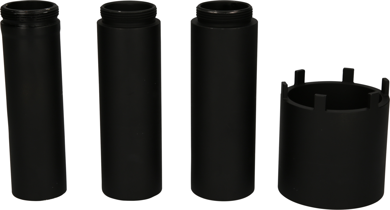KS Tools Nutmuttern-Schlüssel-Satz mit 3 Führungsrohren für Mercedes, Ø 63 mm, 4-tlg