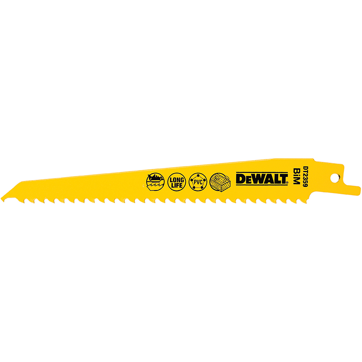 DEWALT Bi-Metall Säbelsägeblatt für Holz 5 Stück