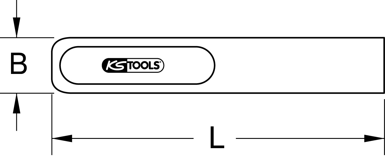 KS Tools Kunststoffkeil, 170mm