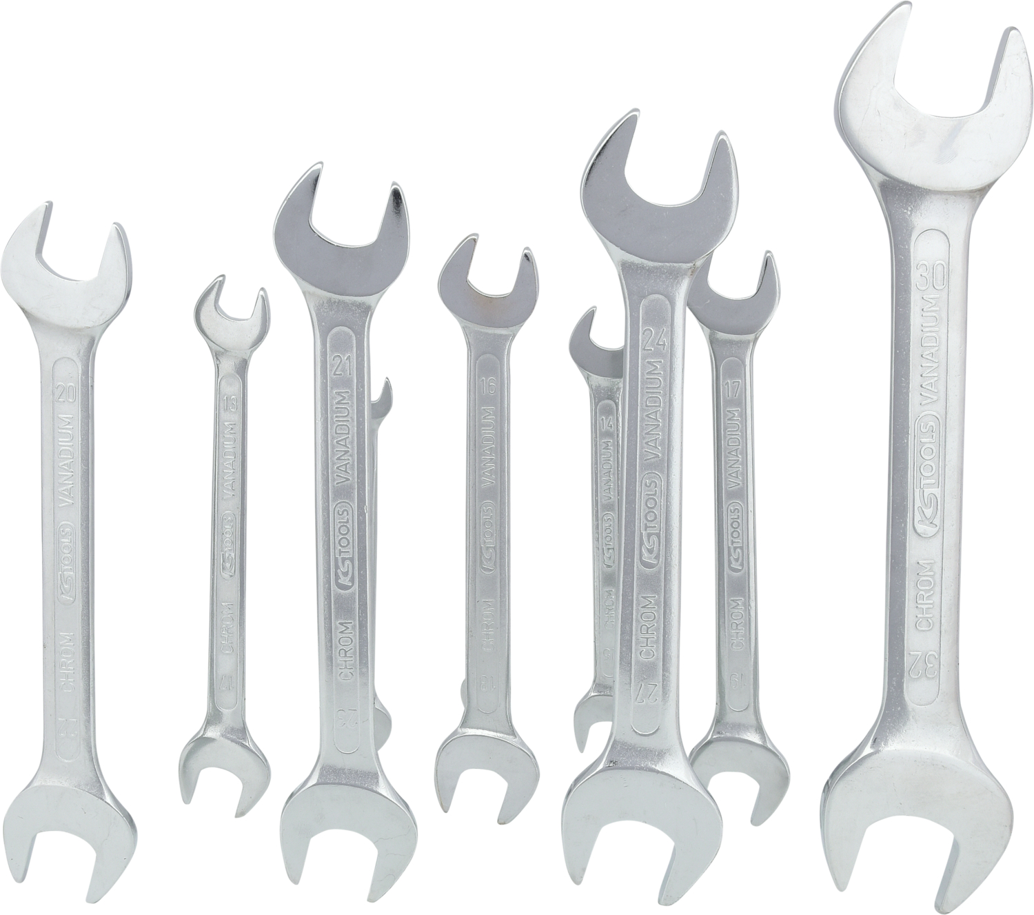 KS Tools Doppel-Maulschlüssel-Satz, 10-tlg 8-32mm