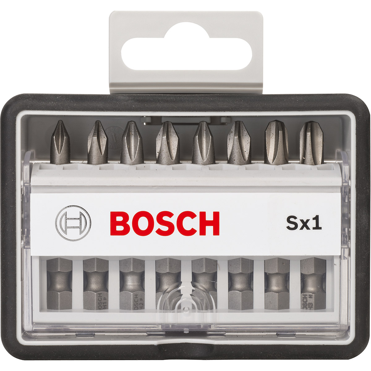 Bosch Schrauberbit-Set Robust Line Sx Extra-Hart, 8-teilig, 49mm, PH