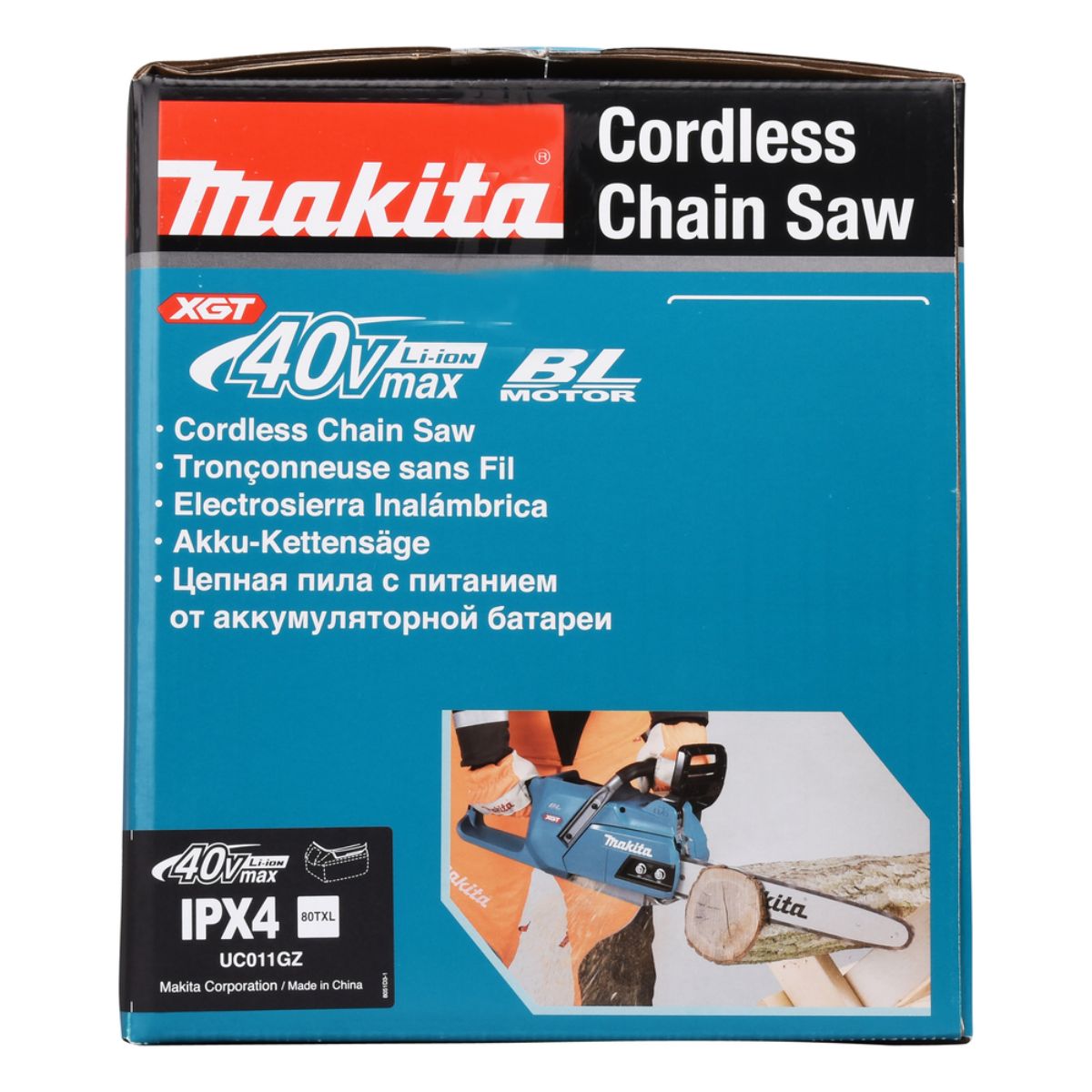 Makita Akku-Kettensäge XGT 40V max. (ohne Akku, ohne Ladegerät) - UC011GZ