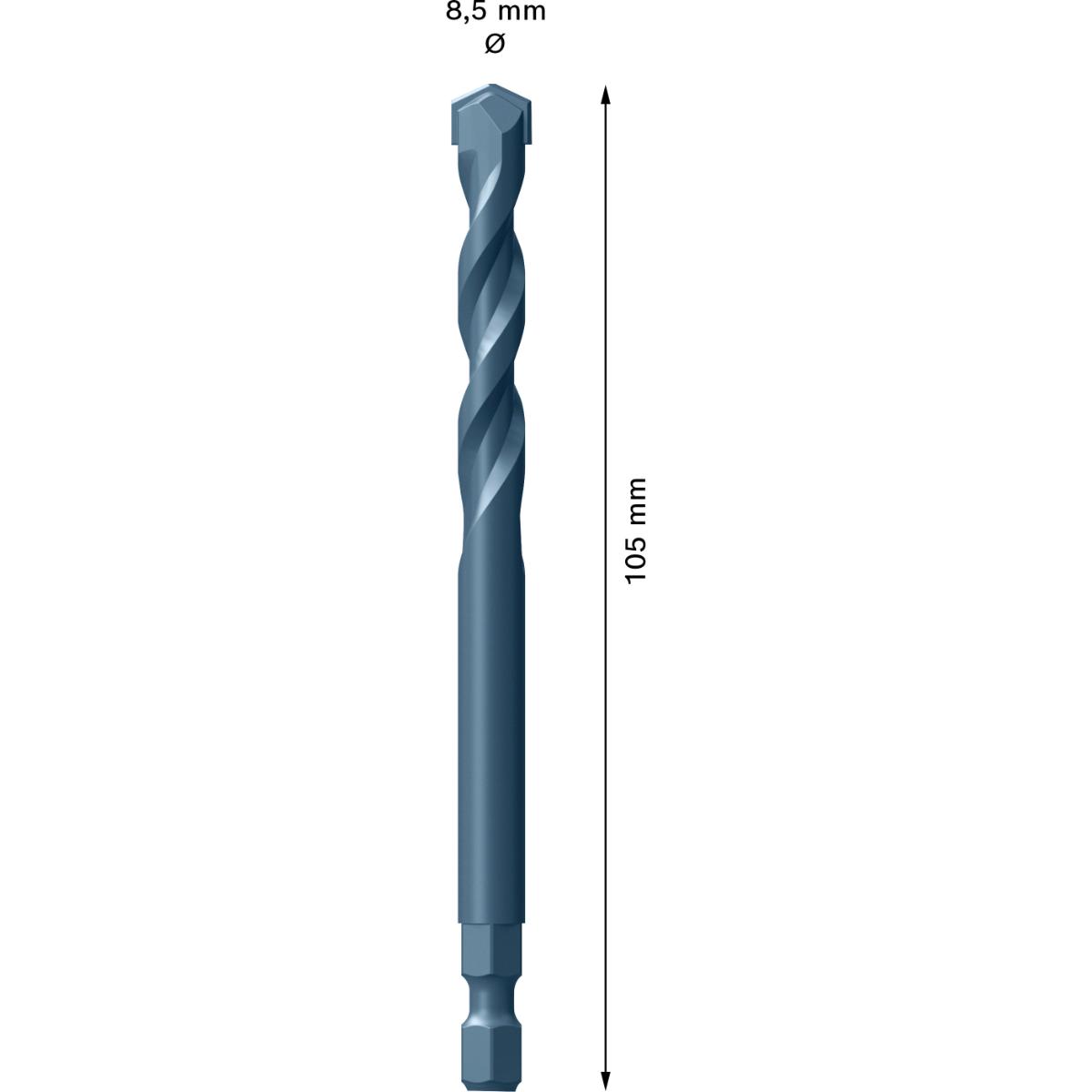 Bosch Zentrierbohrer für EXPERT Power Change Plus, TCT, Ø8.5 x 60 x 105 mm