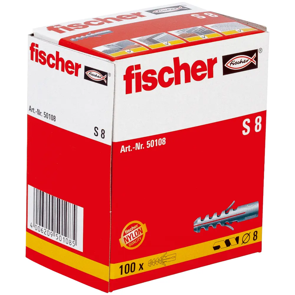 Fischer Spreizdübel Dübel S 8