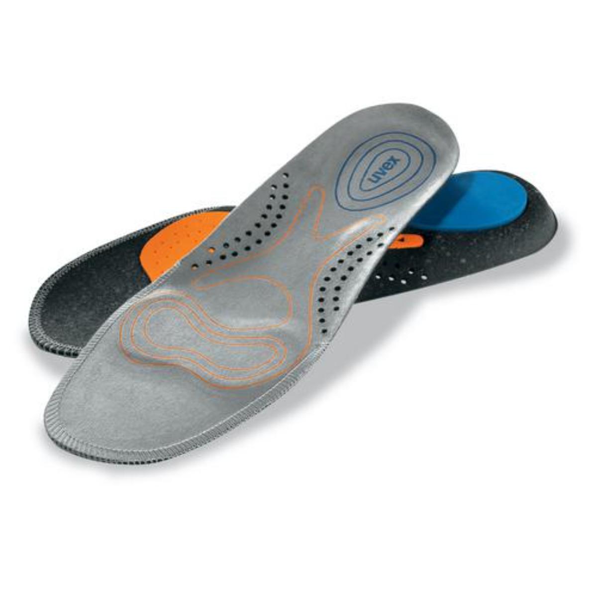 uvex Klimakomfortfußbett uvex 3D hydroflex foam, grau/orange