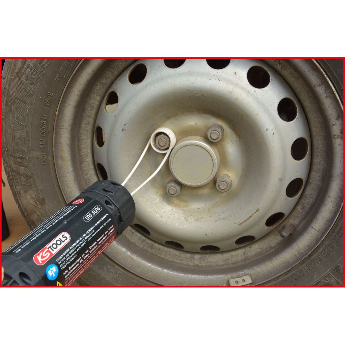KS Tools Induktions-Heizpistolen-Satz mit Schnellverriegelung, 6-tlg