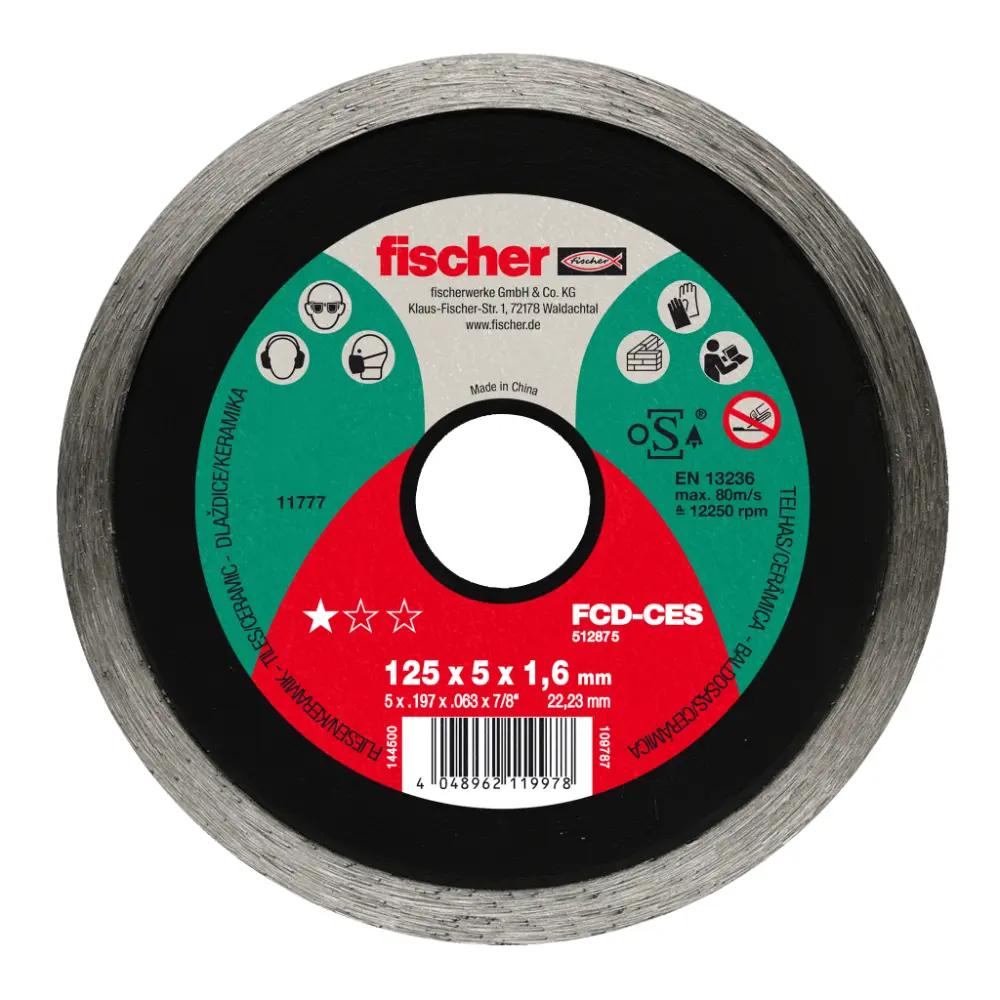 Fischer Diamanttrennscheibe CES 1,6/180