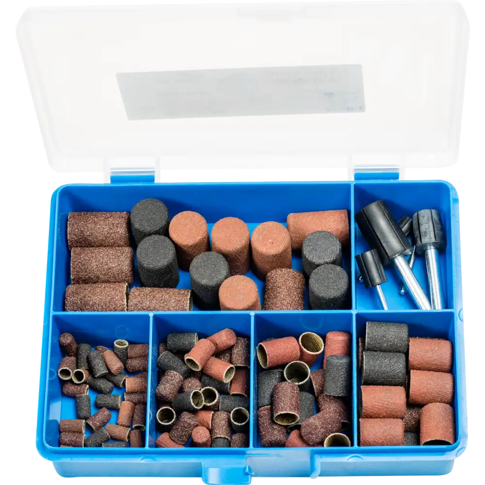 PFERD TOOLS POLICAP Set PCS110 Zylinderform Korund für universelle Anwendung