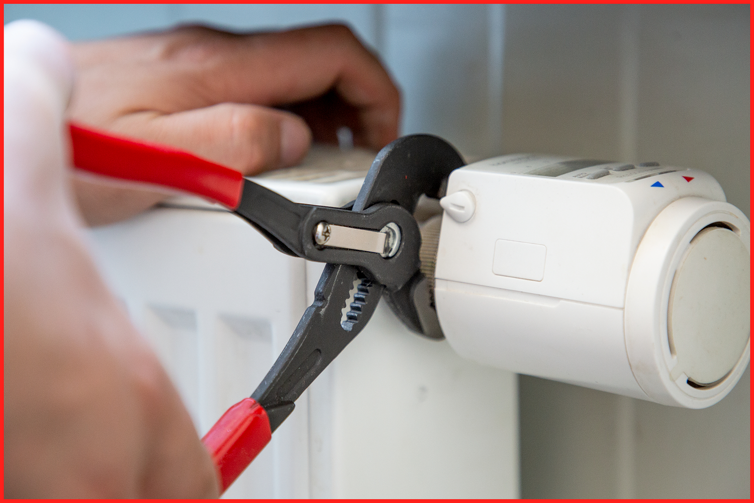 KS Tools Wasserpumpenzange mit Druckknopfverstellung
