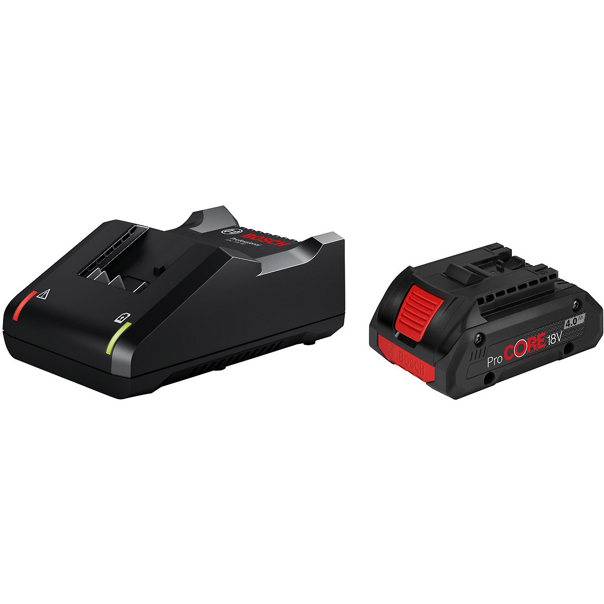 Bosch Starter-Set, 1 Akku ProCORE18V 4.0 Ah, Schnellladegerät GAL 18V-40 Professional