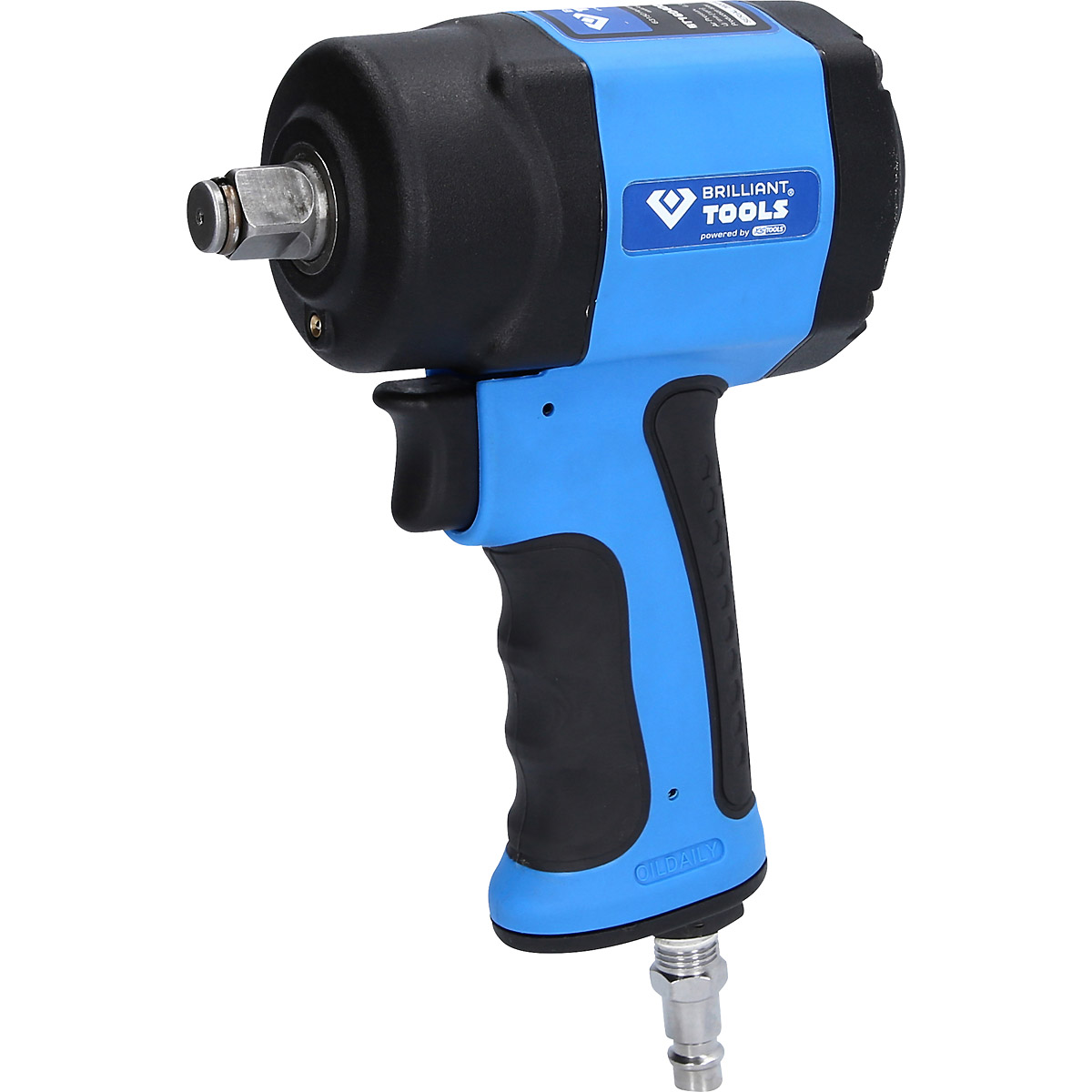 Brilliant Tools 1/2" Mini-Druckluft-Schlagschrauber, 1.240 Nm