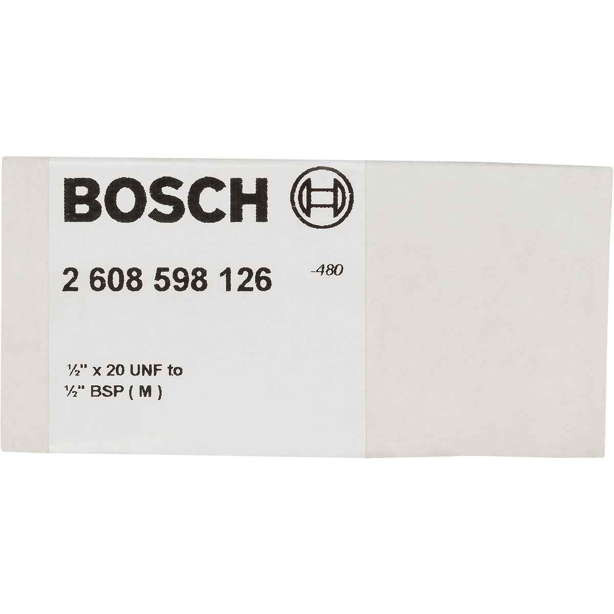 Bosch Adapter DIA TBK 1/2"-20 UNF auf G 1