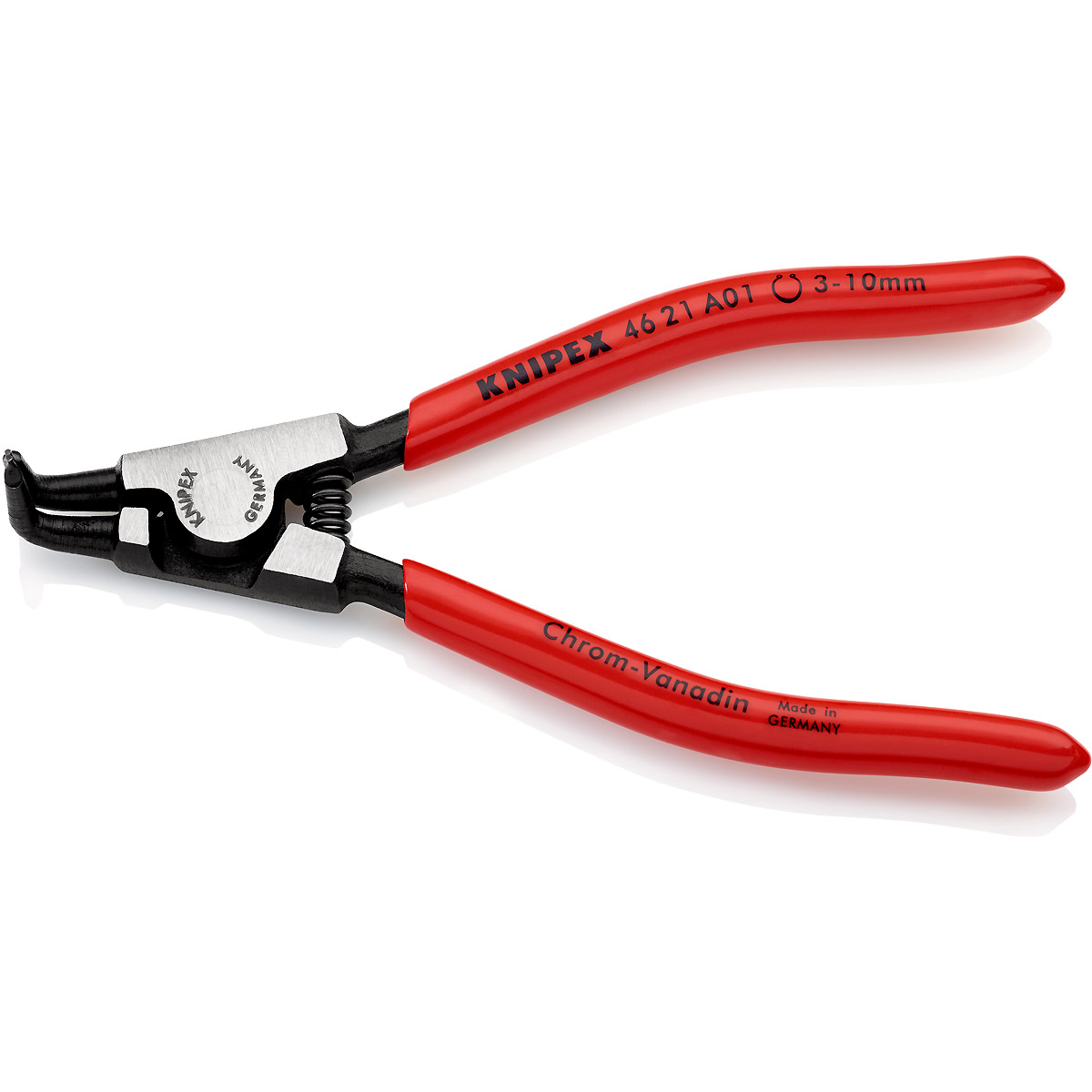 KNIPEX Sicherungsringzange atramentiert angewinkelt