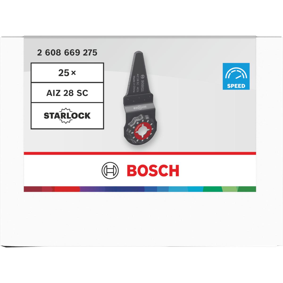 Bosch AIZ 28 SC Kunststoff Schneider, Starlock, 28 x 40 mm, TU25, Min. Menge 25