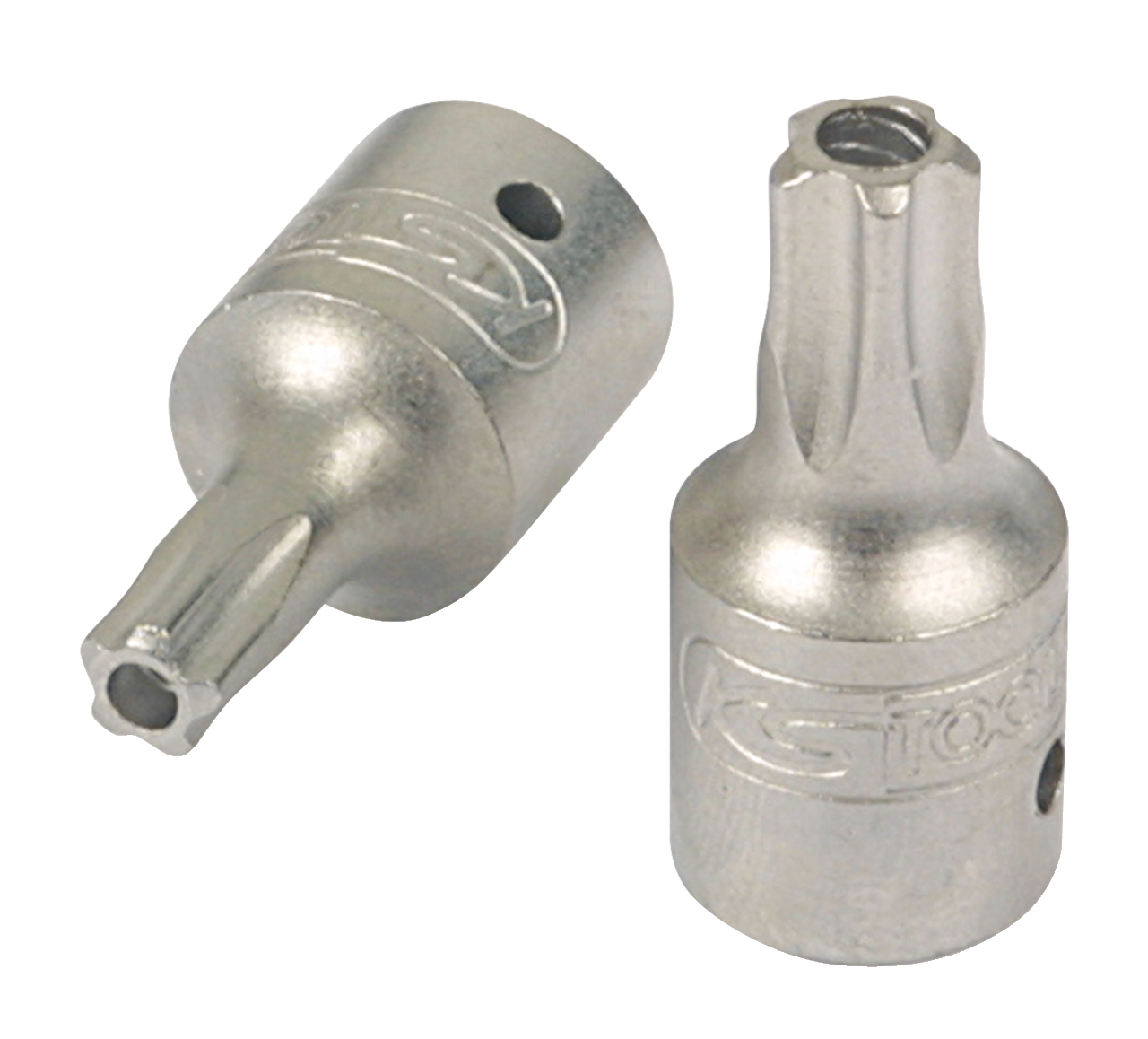 KS Tools 1/4" Bit-Stecknuss, Fünfstern mit Stirnlochbohrung