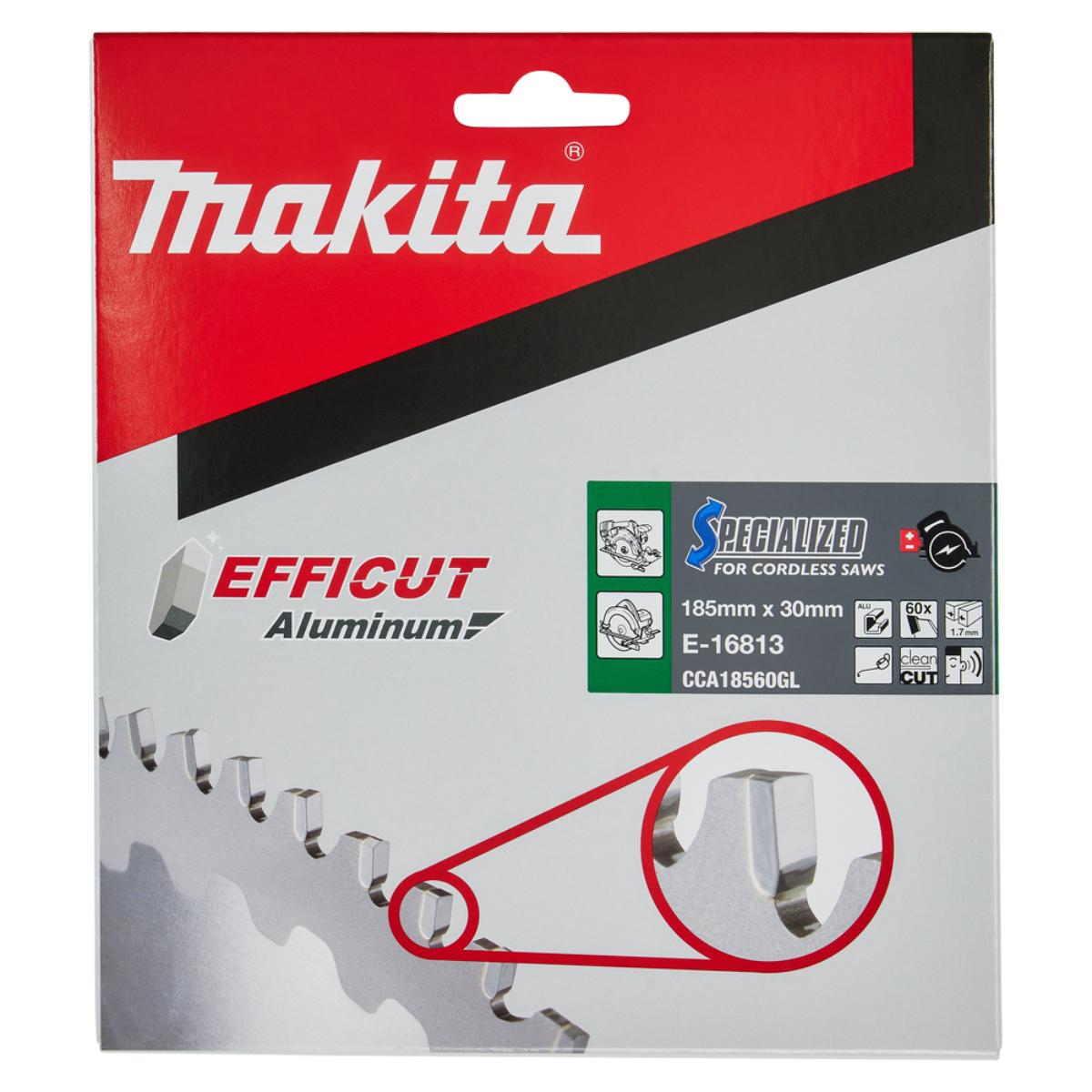 Makita EFFICUT Sägeblatt 185x30x60 Aluminium - E-16813