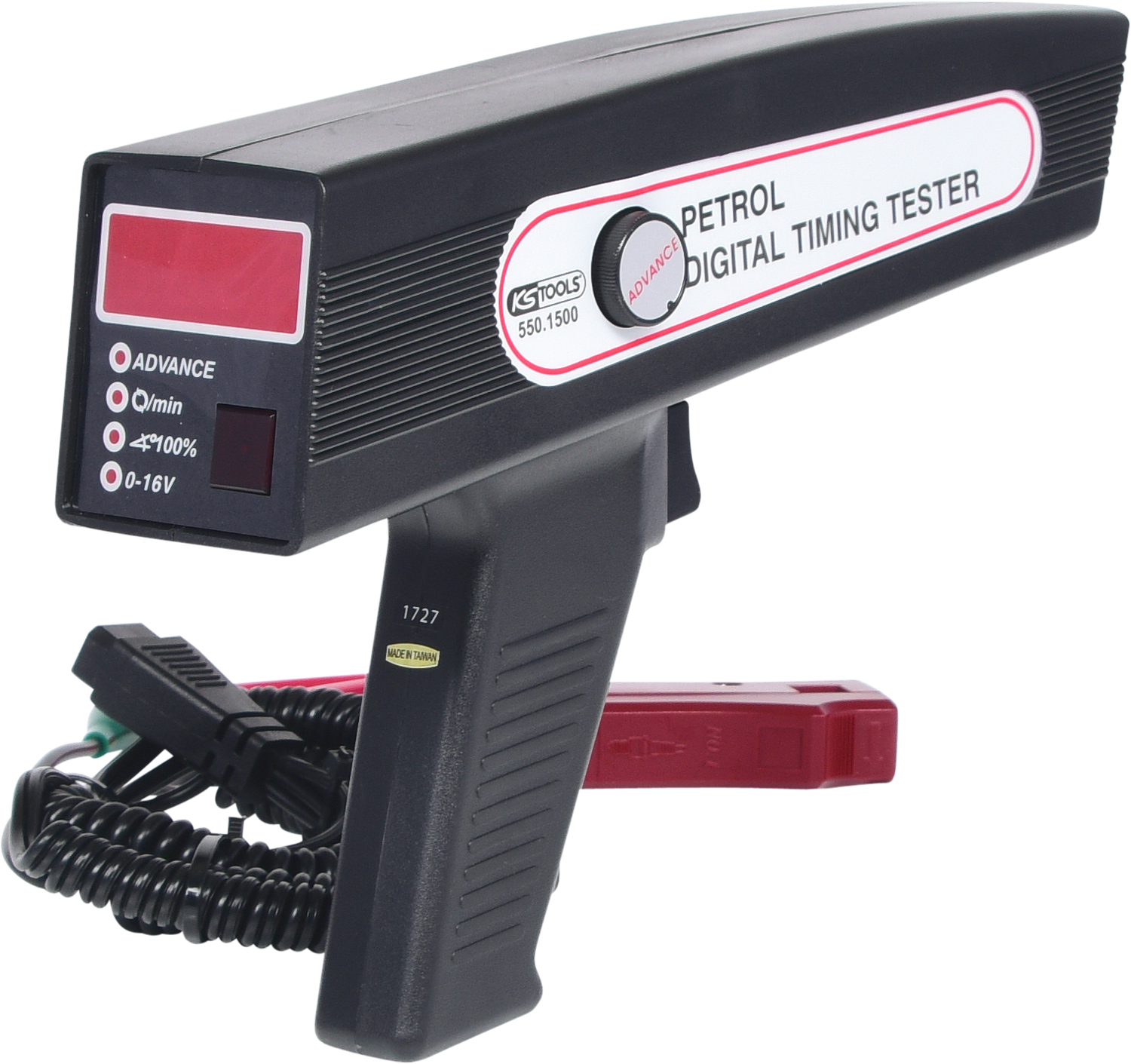 KS Tools Digitale Zündzeitpunktpistole (Stroboskop) mit LED-Anzeige