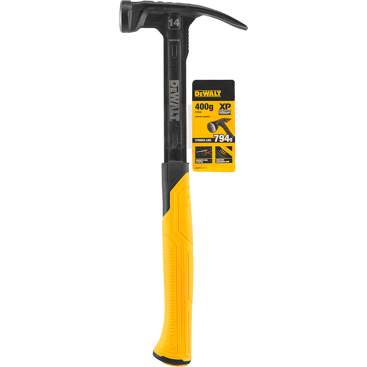 DEWALT XP Klauenhammer 400g