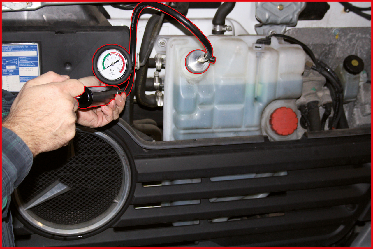 KS Tools Kühlsystem-Prüfgerät LKW, 9-tlg