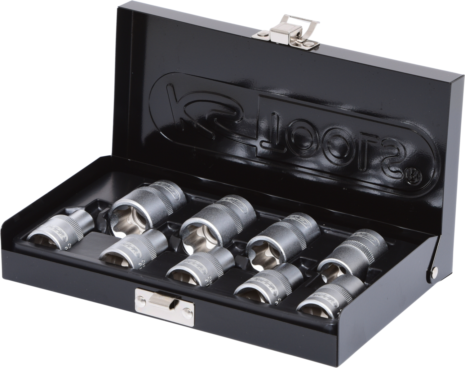 KS Tools 1/2" Torx-E-Stecknuss-Satz, 9-tlg, E10-E24