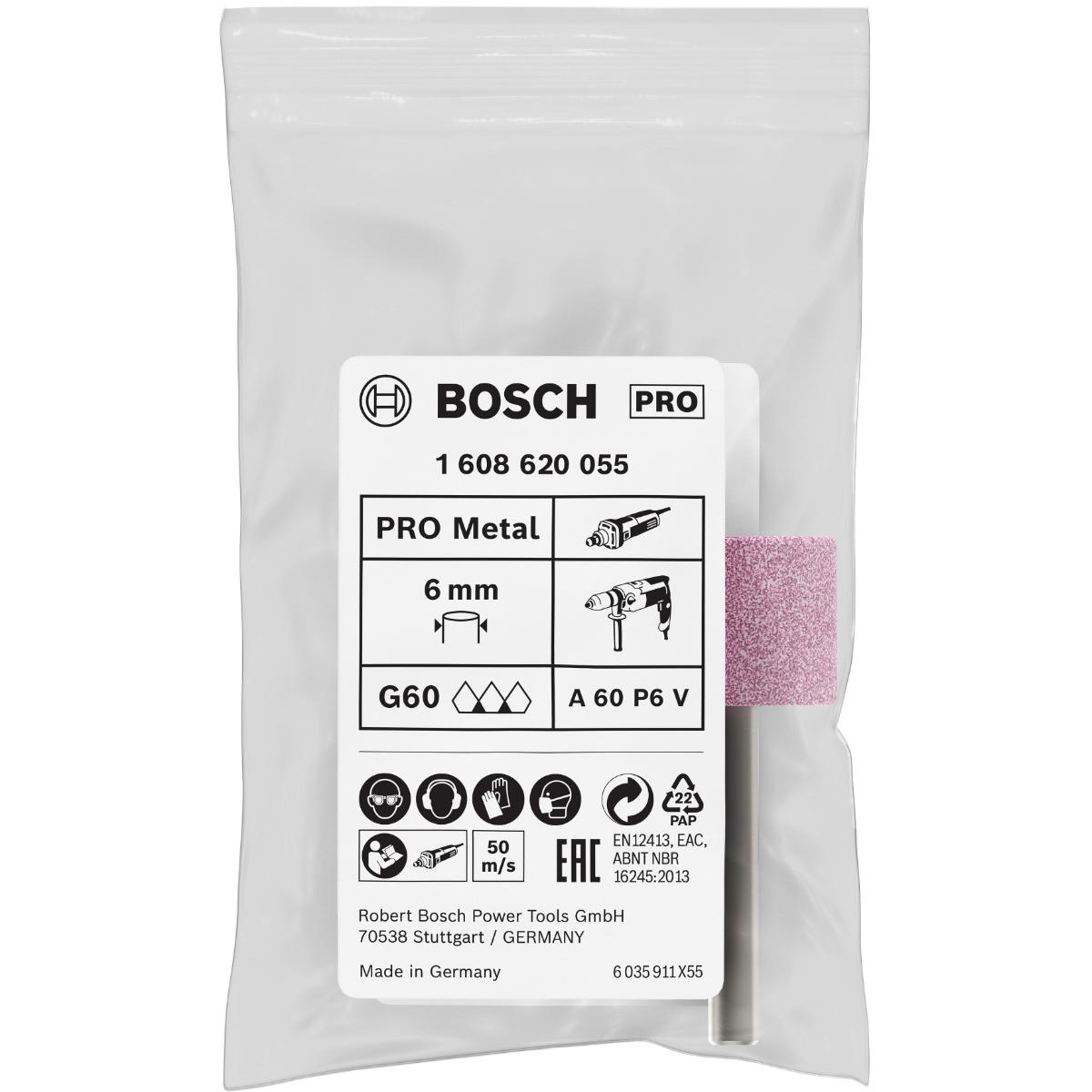Bosch PRO Schleifstift, zylindrisch, mittelhart