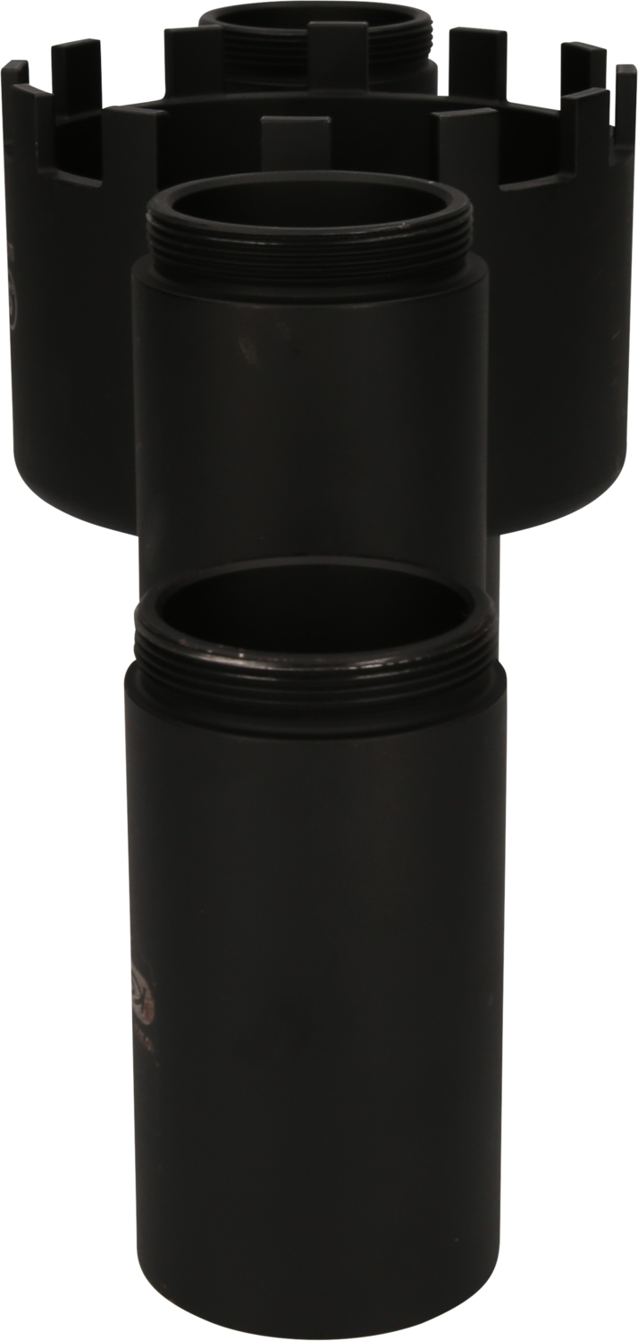 KS Tools Nutmuttern-Schlüssel-Satz mit 3 Führungsrohren für Mercedes, Ø 105,5 mm , 4-tlg