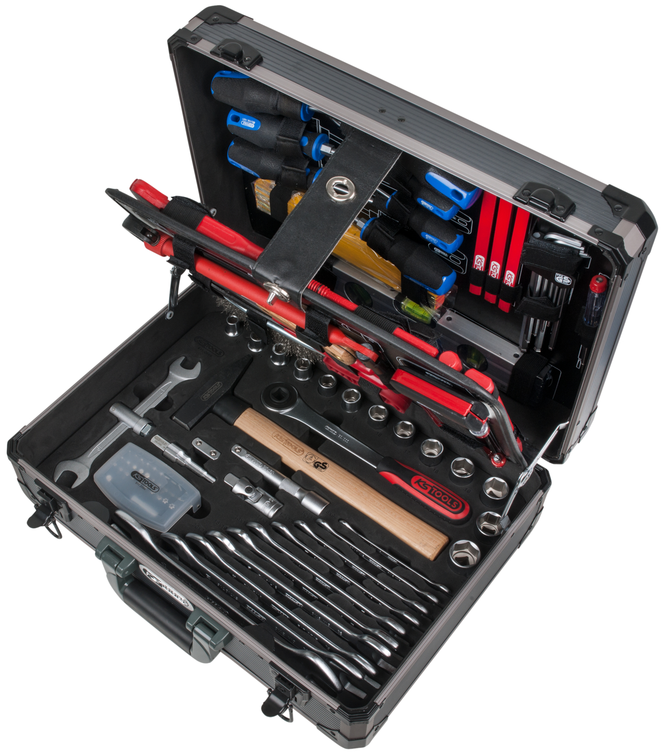 KS Tools 1/4"+1/2" Sanitär-Werkzeugkoffer, 95-tlg