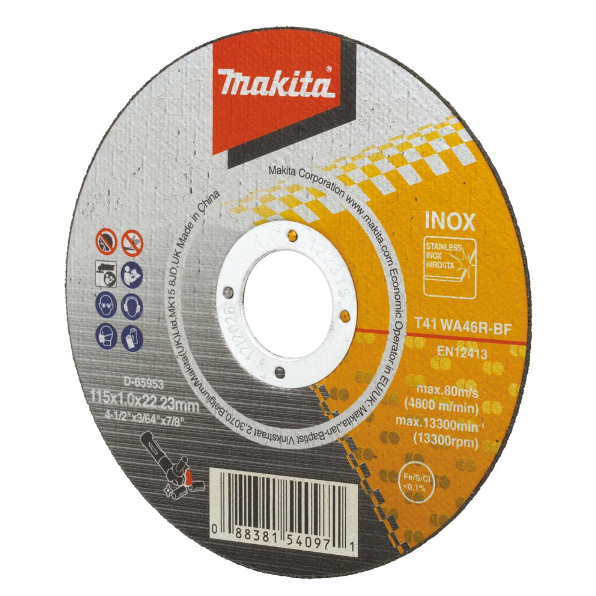 Makita Trennscheibe INOX 115 x 1,2 mm - D-65953